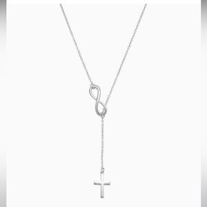 NWOT Infinity Cross Necklace